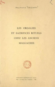 Les ordalies et sacrifices rituels chez les anciens Malgaches