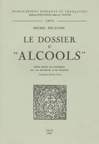 Le dossier d'Alcools