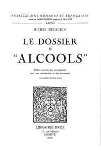 Le dossier d'Alcools