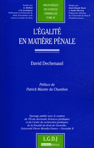 L'égalité en matière pénale