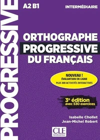 Couverture de Orthographe progressive du francais : intermédiaire