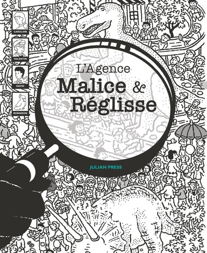 Couverture de L'agence Malice & Réglisse Alerte au Dinopark !