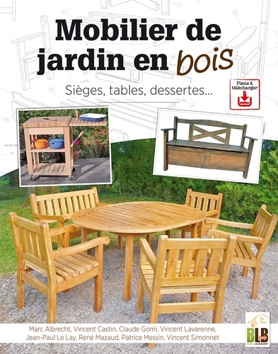 Couverture de Mobilier de jardin en bois : sièges, tables, dessertes