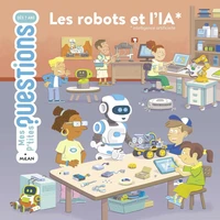 Couverture de Les robots et l'IA : illustrations de Fabrice Mosca