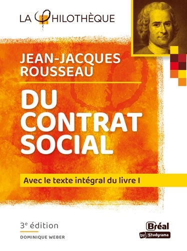 Couverture de "Du contrat social", Jean-Jacques Rousseau : avec le texte intégral du livre I