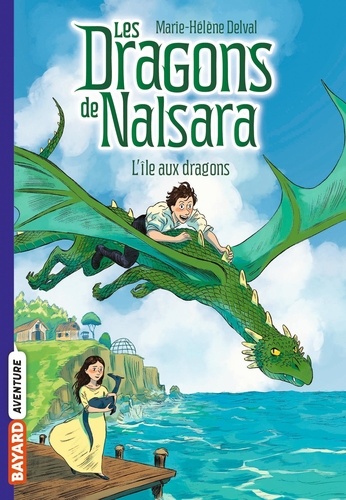 Couverture de Les dragons de Nalsara n° 1 L'ile aux dragons