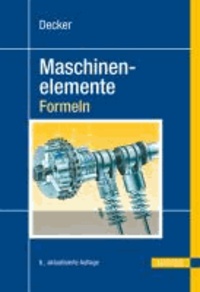 Decker Maschinenelemente - Formeln.