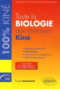 Toute la biologie aux concours kiné