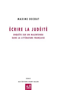 Ecrire la judéité