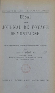 Essai sur le Journal de voyage, de Montaigne