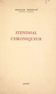 Stendhal chroniqueur