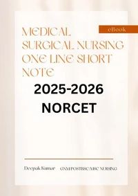 Medical surgical nursing one line short notes