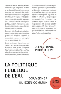 La politique publique de l’eau