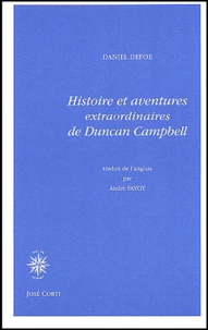 Histoire et aventures de Duncan Campbell