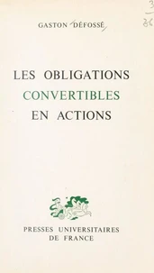 Les obligations convertibles en actions