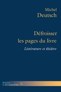 Défroisser les pages du livre