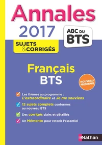 Annales Français BTS Tertiaires et industriels