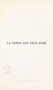 La Vénus aux yeux d'or