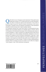 La place des pays émergents en droit international
