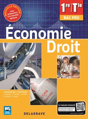  Delagrave - Economie Droit 1re, Tle Bac Pro - Pochette élève.