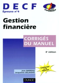 DECF épreuve n° 4 Gestion financière