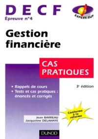 DECF épreuve n° 4 Gestion financière