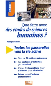 Que faire avec des études de sciences humaines ?