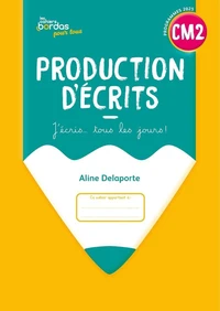 Production d'écrits CM2