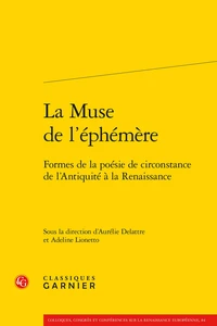 La muse de l'éphémère