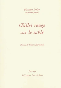 Oeillet rouge sur le sable