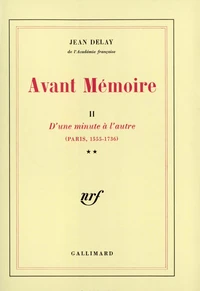 Avant mémoire