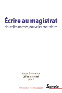Ecrire au magistrat