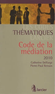 Code de la médiation 2010