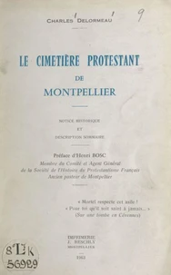 Le cimetière protestant de Montpellier