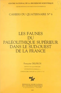 Faunes du paleolithique superieur dans le sud-ouest france