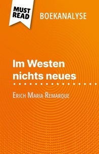 Delphine Le Bras et Nikki Claes - Im Westen nichts neues van Erich Maria Remarque - (Boekanalyse).
