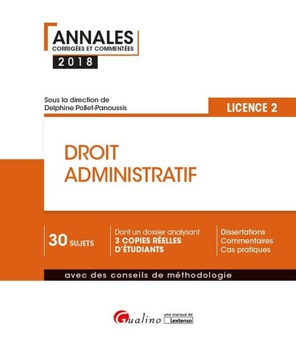 Delphine Pollet-Panoussis - Droit administratif Licence 2.