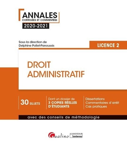 Droit administratif. Licence 2  Edition 2020-2021