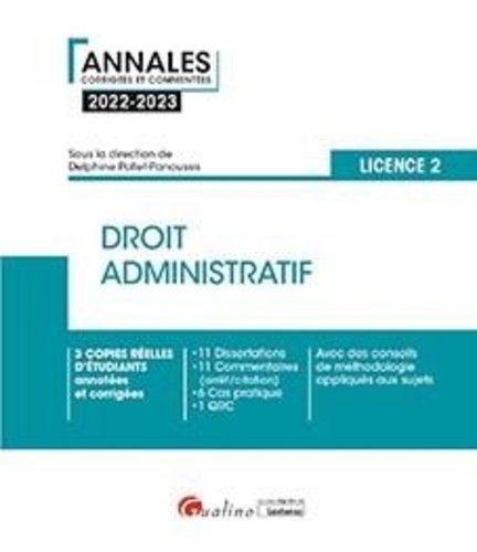 Droit administratif. Licence 2  Edition 2022-2023