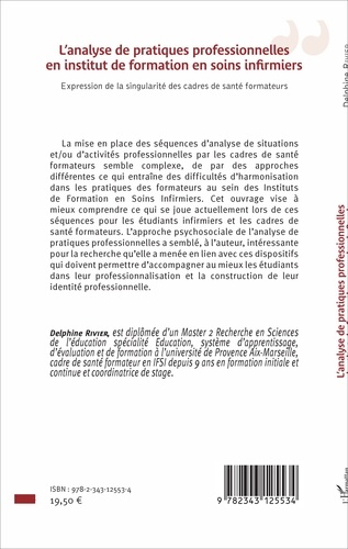 L'analyse de pratiques professionnelles en institut de formation en soins infirmiers. Expression de la singularité des cadres de santé formateurs