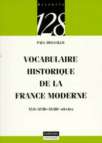 Vocabulaire historique de la France moderne