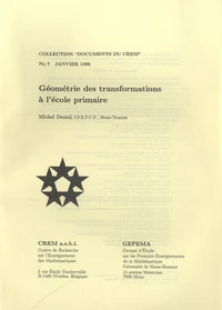 Géométrie des transformations à l'école primaire