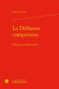 La déflation compétitive