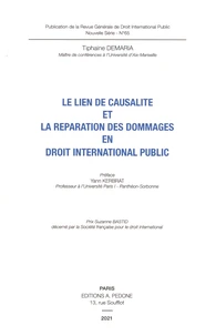 Le lien de causalité et la réparation des dommages en droit international public