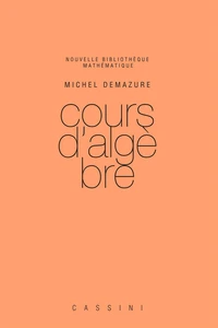 Cours d'algèbre