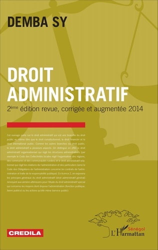 Droit administratif 2e édition revue et augmentée
