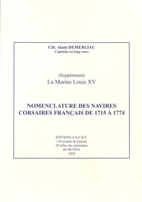 Nomenclature des navires Corsaires français de 1715-1774
