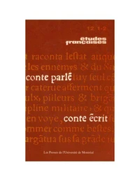 Études françaises. Volume 12, numéros 1-2, avril 1976