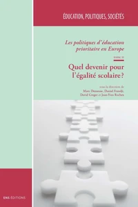 Les politiques d'éducation prioritaire en Europe