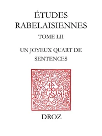 Etudes rabelaisiennes